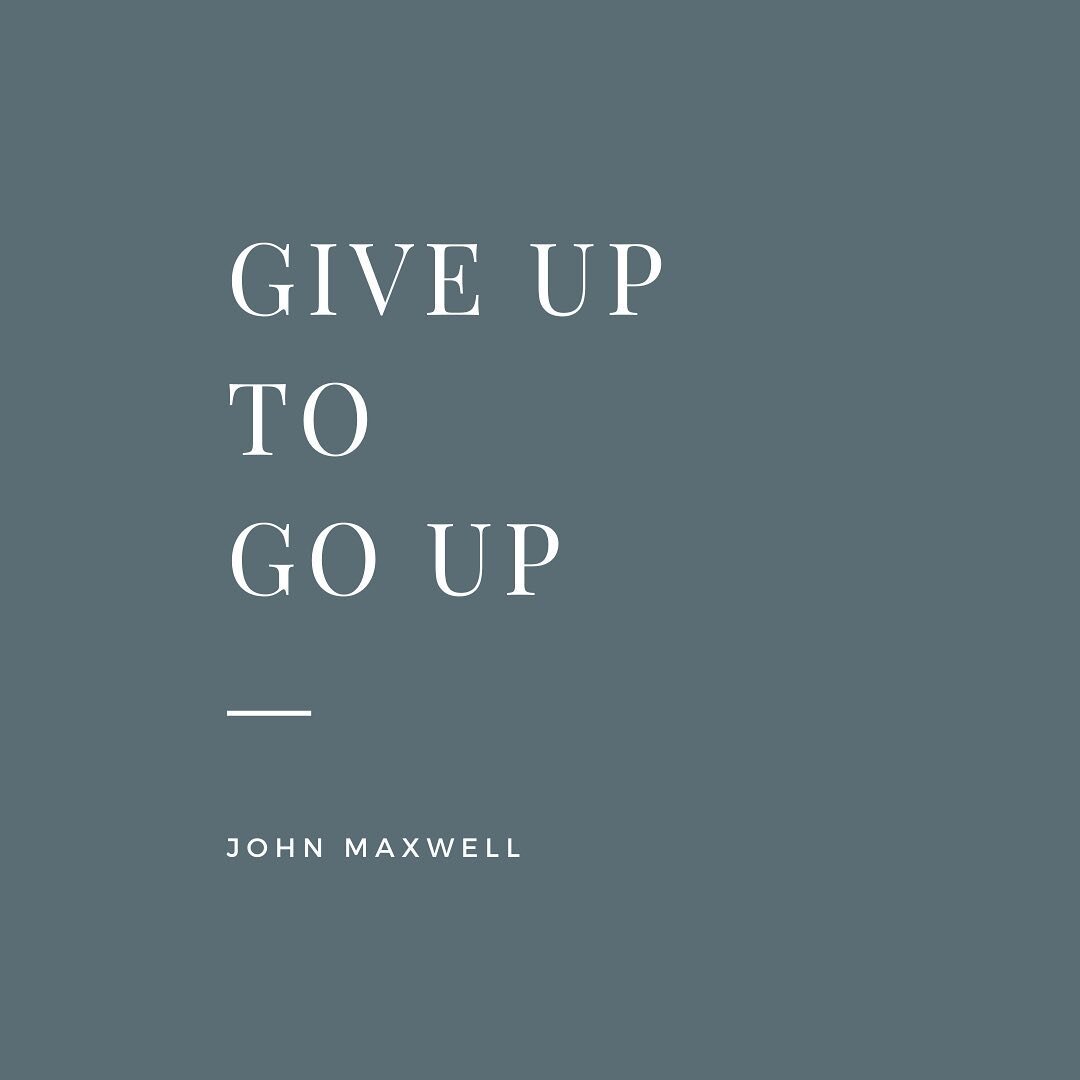 Author John Maxwell says of leadership that you have to “give up to go up”.

Today on the #BetterBellyPodcast we’re exploring how to stop the cycle of trying harder in your health and what we may need to give up to go up!

Tune in o