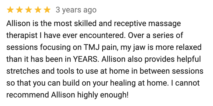 Craniosacral Therapy Testimonial Better Belly Therapies