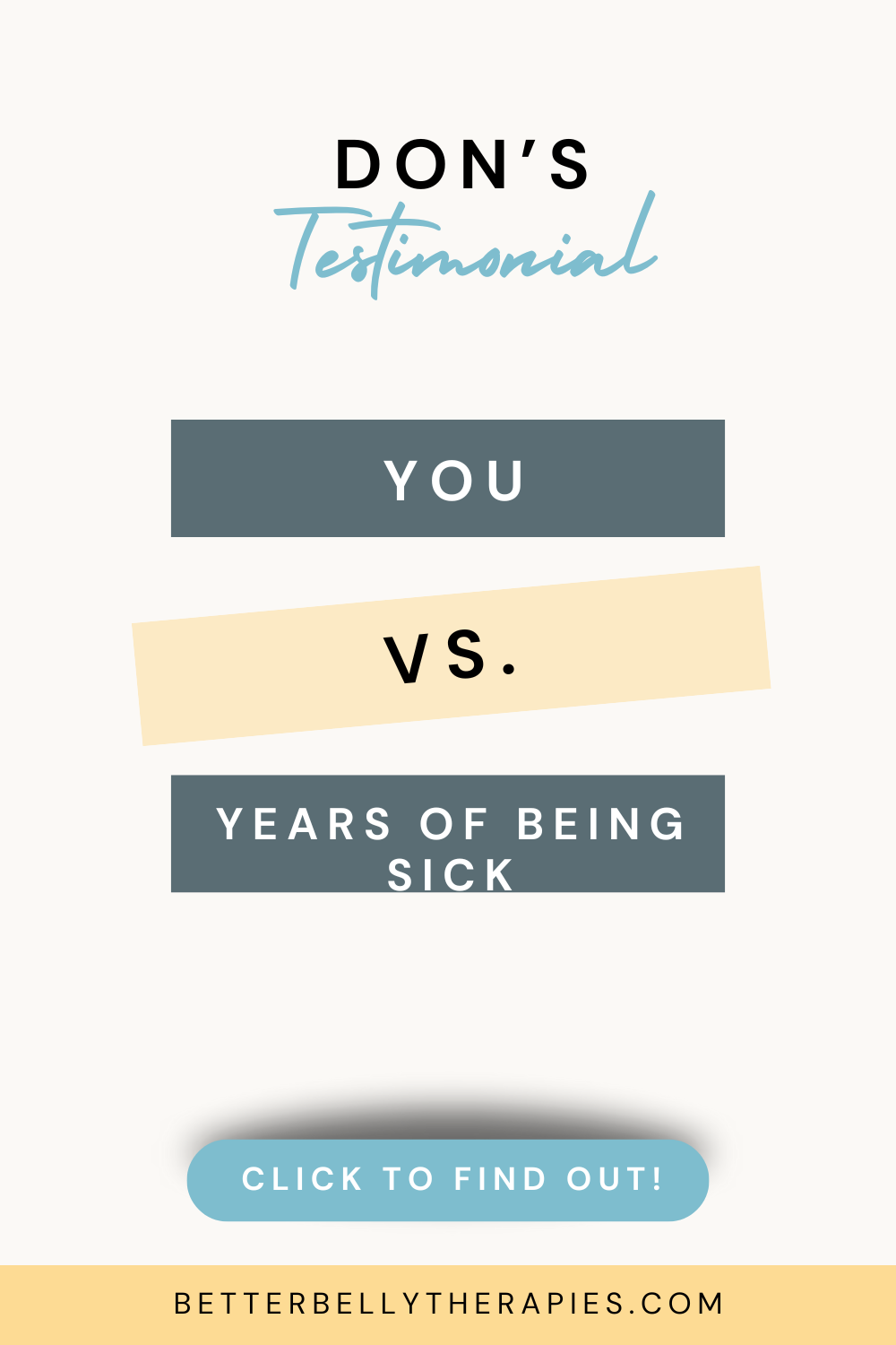 Have diarrhea, bloating, or acid reflux? Learn how my client Don ended 40 years of chronic gut health issues when no GI Doc had helped.