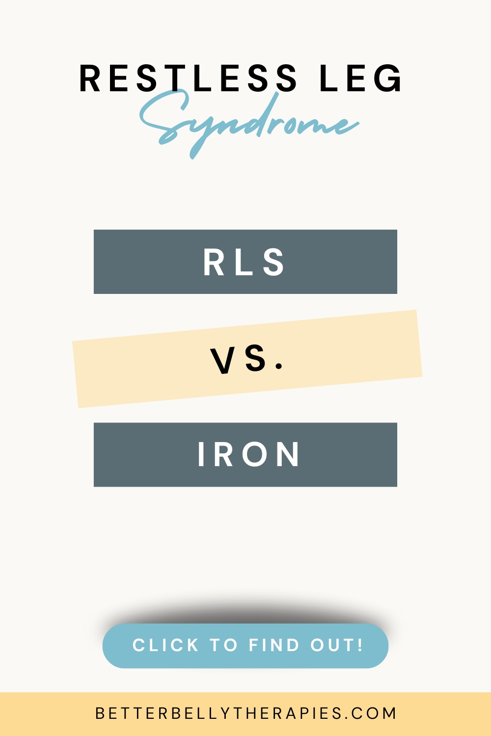 Discover the real root causes of restless leg syndrome, from low iron to gut health, and learn how to find natural relief that actually lasts.