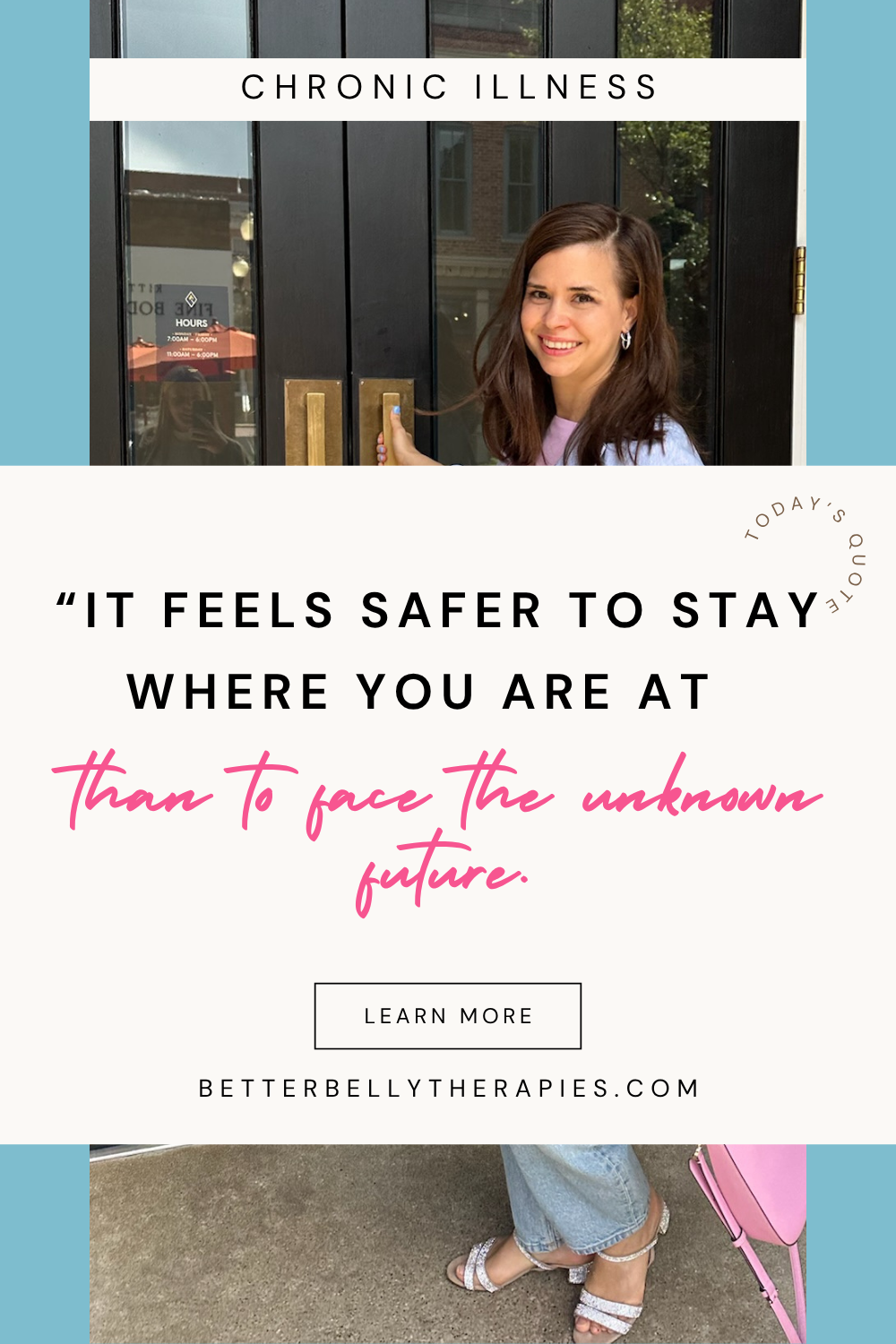 Chronic illness anxiety can keep you stuck in fear. Learn how to face the future, release control, and move forward with hope.